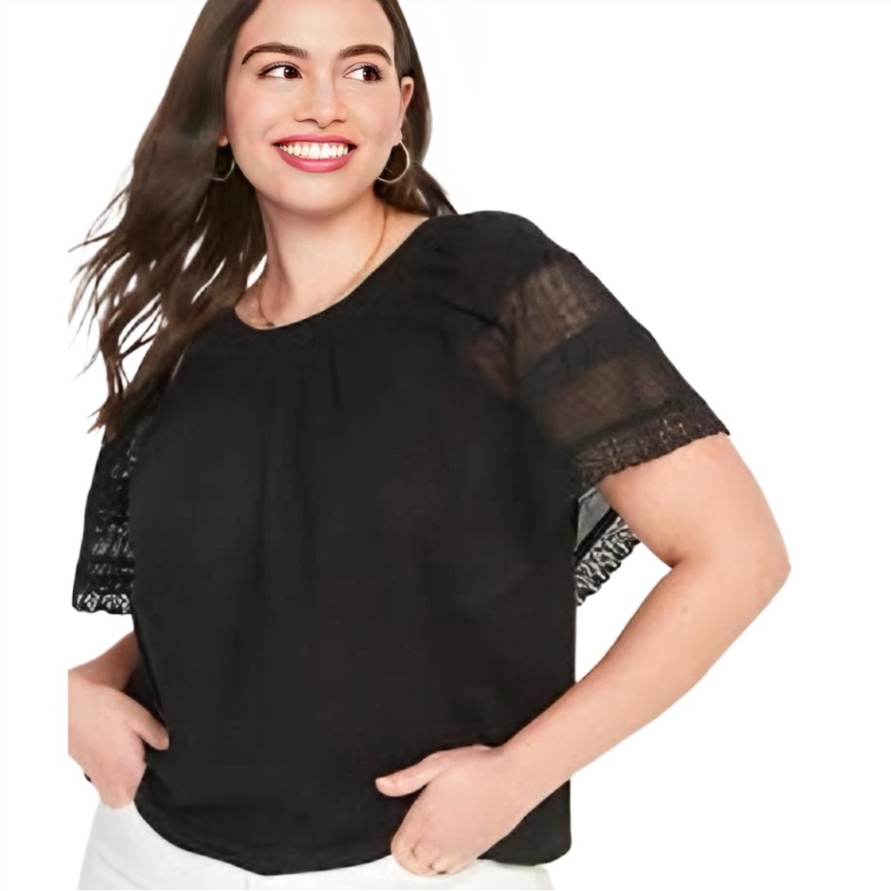 Crochet Flutter Sleeve Swing Top